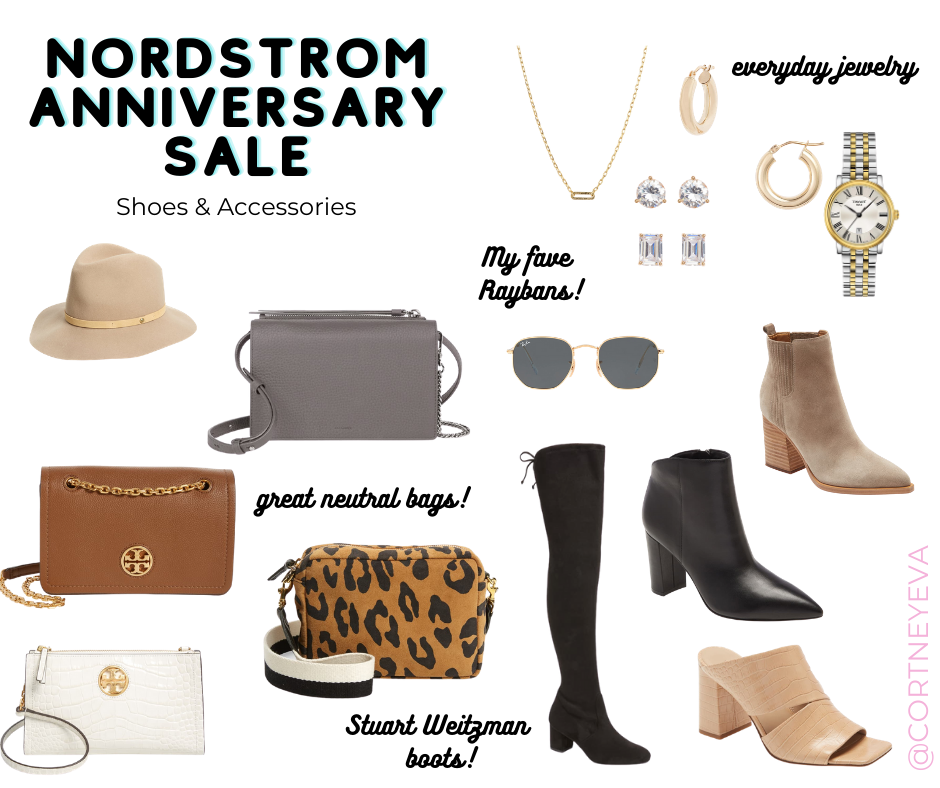 Nordstrom Anniversary Sale Shoes and Accessories collage