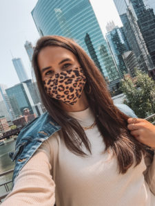 leopard print face mask