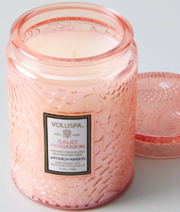 Pink Voluspa Persimmon Candle
