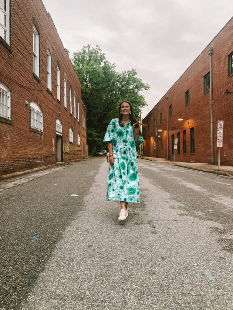 tie-dye dress